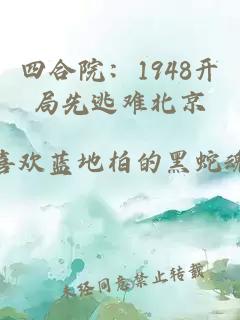 四合院：1948开局先逃难北京