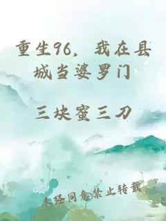 重生96,我在县城当婆罗门